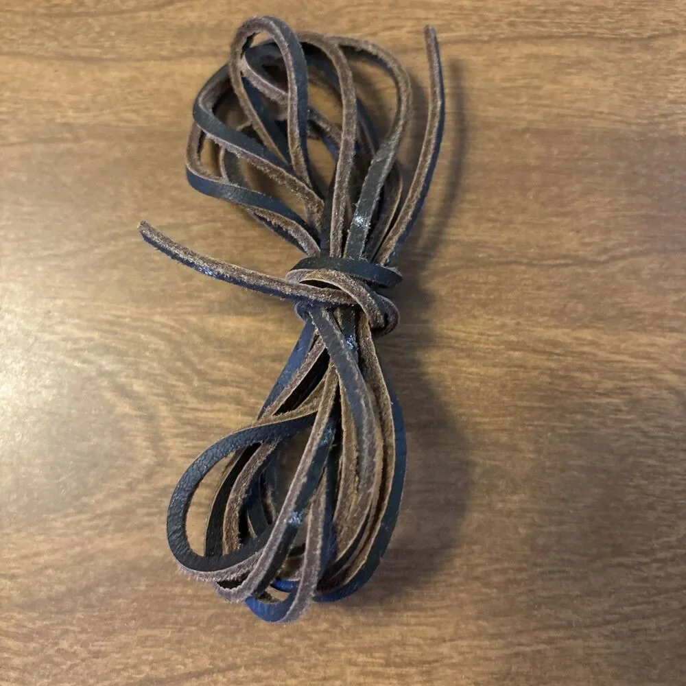 Odd Lot Leather Cords Various Lengths And Colors 8 Cords Crafting Projects
